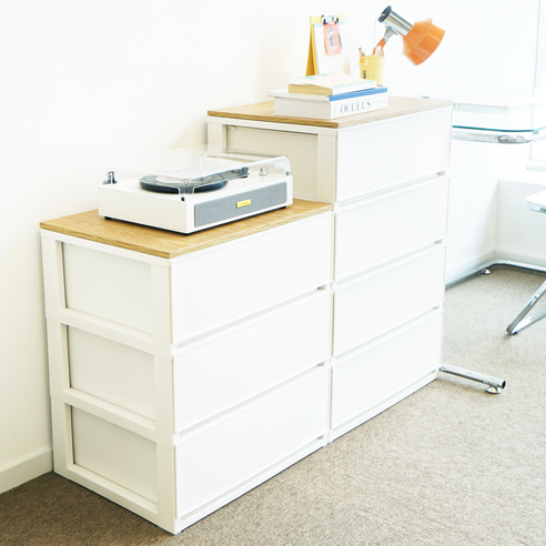 엠비코 우든 와이드 우드상판 서랍장 후기 분석 - 서랍 손잡이 부분