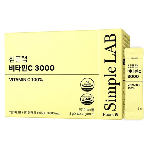 심플랩 비타민C 3000 60p, 180g, 1개