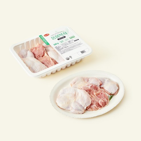 한강씨엠 동물복지 인증 닭다리살 (냉장), 500g, 1개