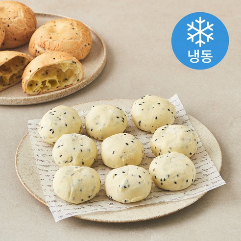 크럼 깨찰빵 생지 (냉동), 55g, 1개, 20개입