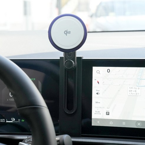 주파집 더 뉴 스포티지 NQ5 차량용 마운트 디스플레이 핸드폰 거치대 이미지 4