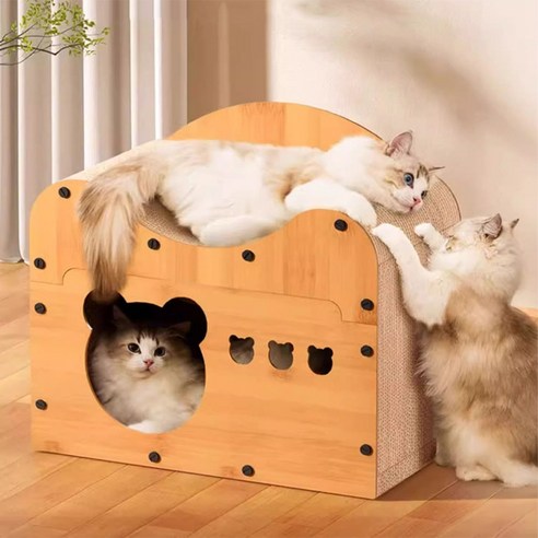 레드퍼피 네코야 웨이브 스크래쳐 베어형 이미지 3