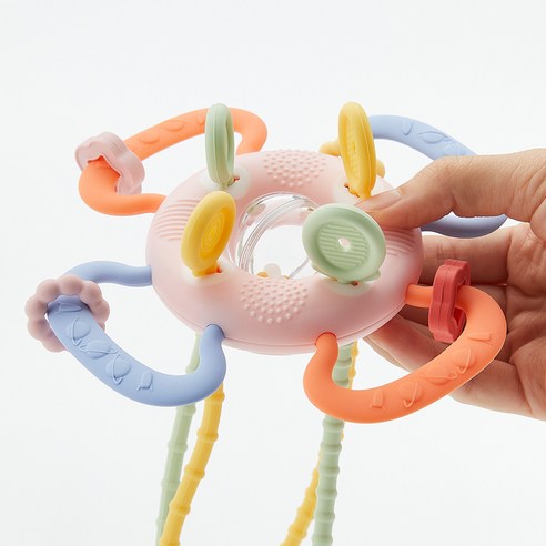 아띠래빗 유아용 손감각 발달 토이 도넛 촉감완구 육아맘 솔직 후기 | 실사용 리뷰 - 상품 이미지 2