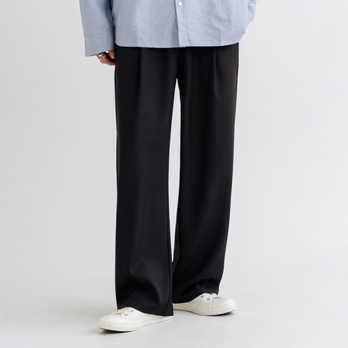 편안함과 스타일을 모두 잡은 제타 남성용 프리미엄 와이드 밴딩 슬랙스