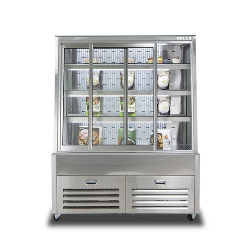 BELLE 프리미엄 쇼케이스 사선 앞문형 스테인리스 방문설치 개봉기 | 실사용 후기 - 상품 이미지 2