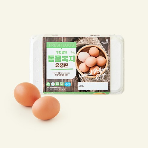한스팜 동물복지 인증 대란 780g, 1개, 15구