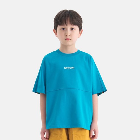 아웃도어프로덕츠 키즈 백그래픽 오버핏 반팔 티셔츠 OD262ISS10