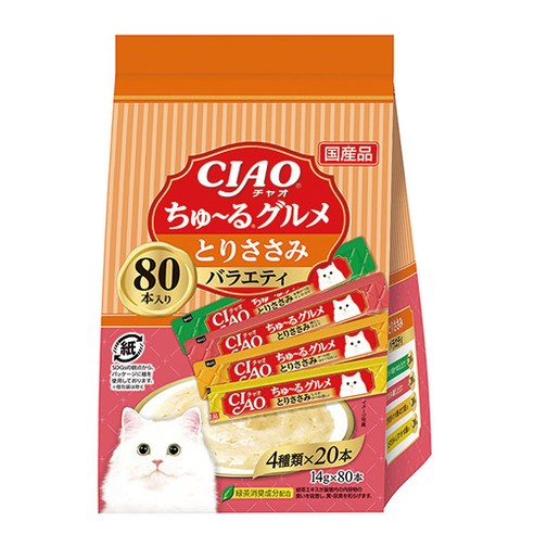 이나바 챠오츄르 고양이 짜먹는 간식, 닭가슴살 버라이어티, 1.12kg, 1개