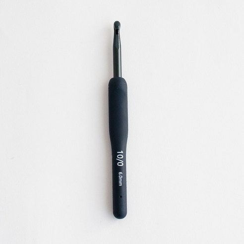 yarna 고무그립 모사용 코바늘 10/0호 6mm, 블루, 1개