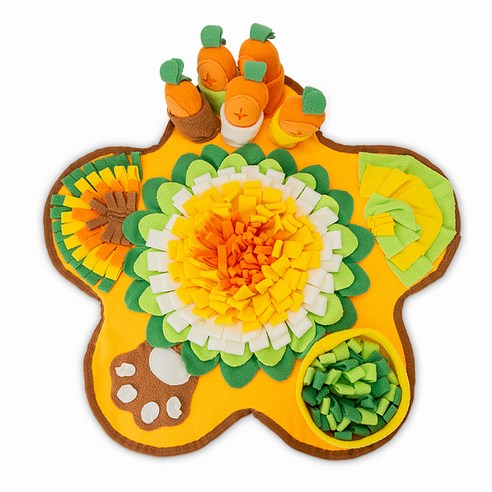 레토 강아지 플라워 당근밭 담요 매트 노즈위크 장난감 솔직 후기 | 실사용자 리뷰 분석 - 상품 이미지 2