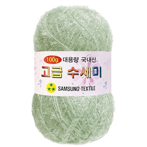 yarna 대용량 고급 수세미 뜨개실 100g, 162그린티민트, 1개