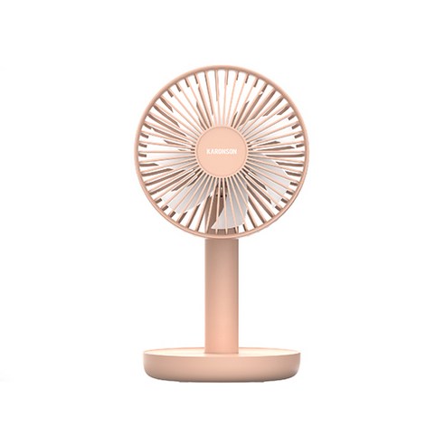 카론슨 AURA 휴대용 탁상 선풍기, KA-FAN AU, 새먼 핑크