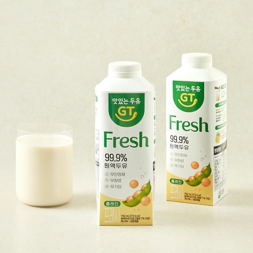 남양유업 맛있는 두유 GT Fresh, 2개, 750ml