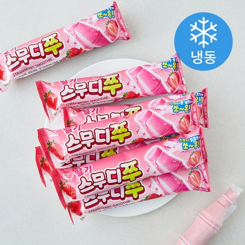 서주 딸기 스무디쭈 (냉동), 7개, 1개입, 125ml