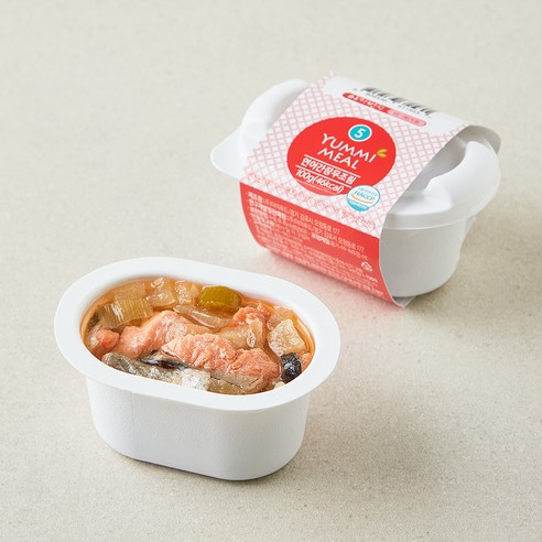 얌이밀 아기반찬 연어간장무조림, 100g, 1개