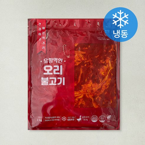 퀸덕 유황먹인 오리불고기 (냉동), 1kg, 1개
