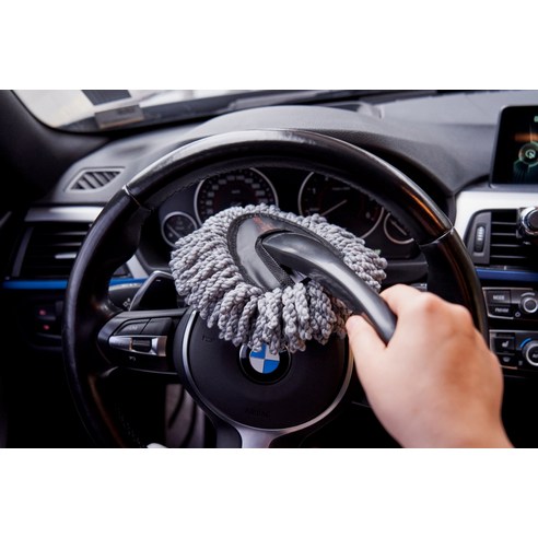 무로 카바이 차량용 극세사 먼지털이 세트 대형 + 소형 + 전용비닐팩 실사용 후기 | 효과 있을까? - 상품 이미지 4