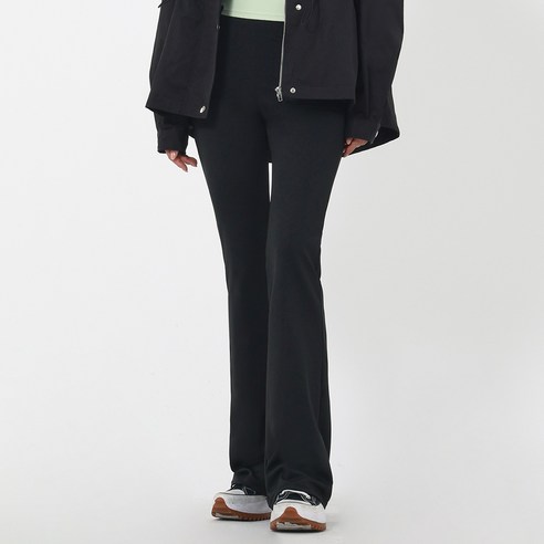 엘쏘 여성용 슬림핏 부츠컷 레깅스