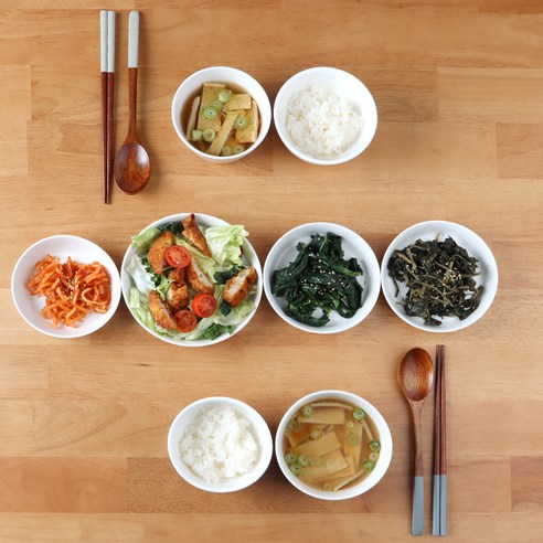 이와이엔스토리 컬러핸들 옻칠 수저 2인 세트 이미지 3