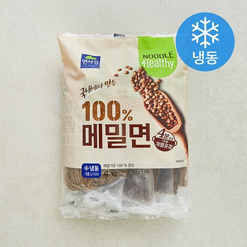 면사랑 100% 메밀면 4개입 (냉동), 600g, 1개