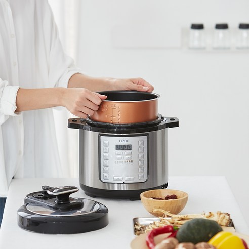 르젠 올라운드팟 멀티 압력 쿠커 3L 후기 분석 - 조리 완료 후 보온 모드 전환