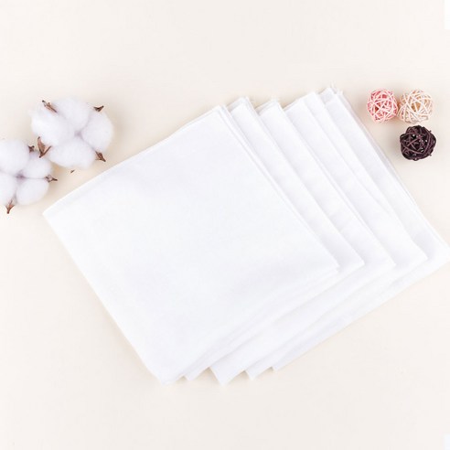 한스네이처 가제 엠보 캐릭터 손수건 10p