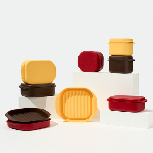 실리만 WSK7011 이지웨이 실리콘 찜기 멀티, 스트로베리레드, 1개 후기 분석 - 보관 편의성