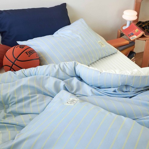 쁘리엘르 유어메이트 항균 워싱 세미마이크로 차렵이불 세트