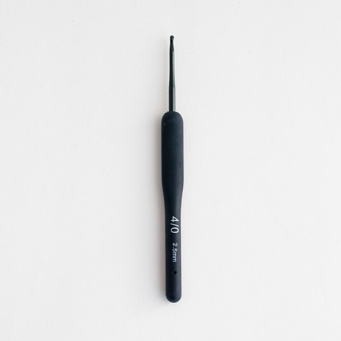 yarna 고무그립 모사용 코바늘 4/0호 2.5mm, 블루, 1개