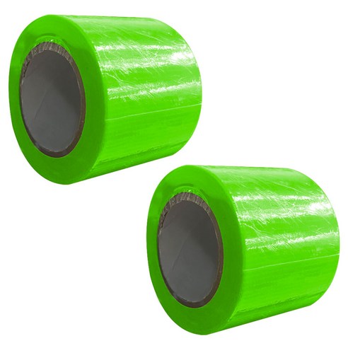 월드크린 고접착 강력 면테이프 그린 50mm x 10m, 2개