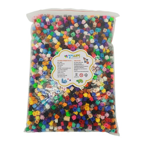 컬러스토리 19색 디폼블럭 1kg 10mm B27 3030p, 혼합색상, 1개