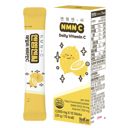 리얼케어 NMN-C 엔엠엔씨 데일리 비타민C 10회분, 1개 이미지 2