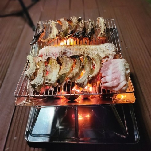 영라이즌 접이식 캠핑 화로대 대형 + 가방 세트 후기 분석 - 전용 보관 가방 이미지