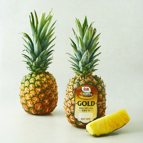Dol Gold Pineapple 2 Pack Pack , 1 Pack , 2.6 kg (돌 골드 파인애플 2개입, 1개, 2.6kg)