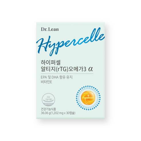 오늘 하루, 내 몸을 위한 작은 변화, 닥터린 하이퍼셀 알티지 오메가3 알파로 시작하세요.