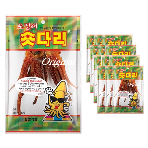 한양식품 주식회사 오징어숏다리, 20g, 12개