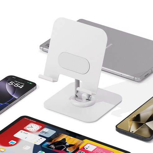 윌코 360도 회전 2단 높이조절 태블릿 거치대 스탠드 이미지 3