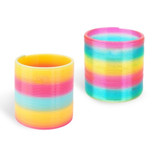 아이끌레 무지개 칼라링 스프링 장난감 중형 2p 솔직 후기 | 실사용자 리뷰 분석 - 상품 이미지 2