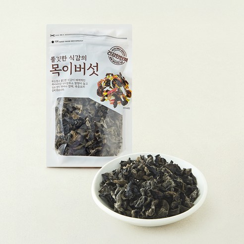목이버섯, 1개, 100g