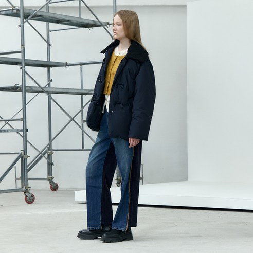 쥬시쥬디 여성용 다운점퍼 포켓 및 디테일 구성