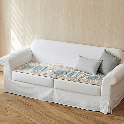 크리벨 면혼방 탄소 전기방석 YH-401, 빈티치패치, 3~4인용(67 x 180 cm)