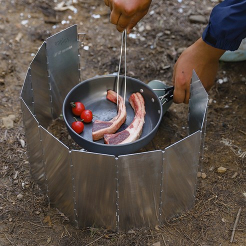 앙플러스 캠핑용 10단 버너 바람막이 + 파우치 세트 운동러 솔직 후기 | 실사용 리뷰 - 상품 이미지 4