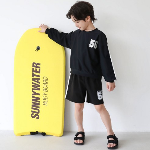 로로샤 아동용 코엔 래쉬가드 포브 5부 팬츠 세트