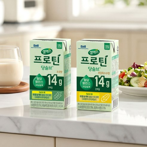 셀렉스 식물성 고단백 프로틴 당솔브 음료 오곡맛 190ml, 24개 실사용 후기 | 효과 있을까? - 상품 이미지 3