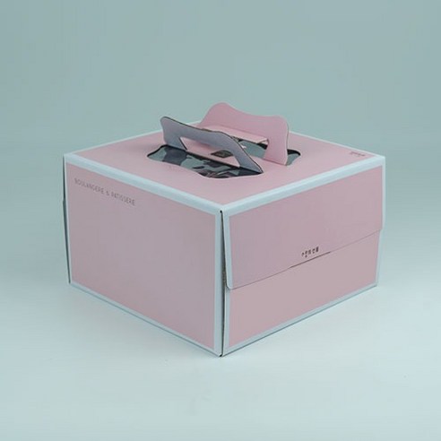 천운패키지 케익박스 사랑 2호, 핑크, 10개