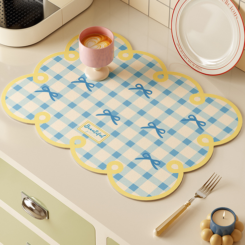 타미나요 칵테일바 커피머신 매트, 블루치즈케이크, 1개, 1단