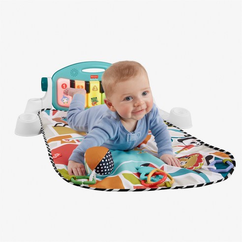 피셔프라이스 유아용 2025 뉴 킥앤플레이 피아노 짐 아기체육관 후기 분석 - 아치와 모빌 구성