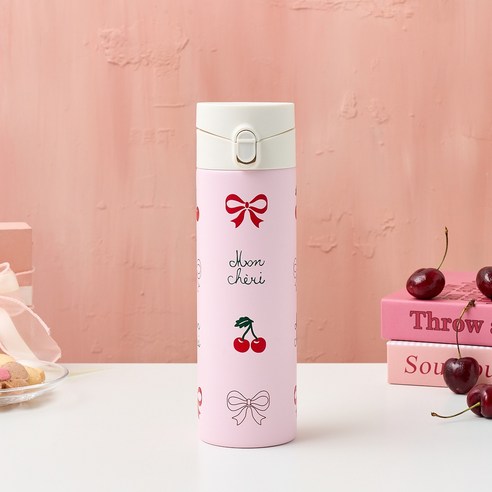 모던하우스 TOGO 원터치 경량텀블러 로맨틱체리, 혼합색상, 1개, 500ml