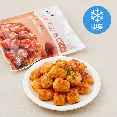 하림 소스 잘 먹은 닭가슴살 큐브 양념치킨맛 (냉동), 100g, 5개, 1개입