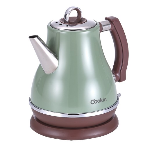 쿠킨 타임 전기주전자 1.2L 그린 이미지 3